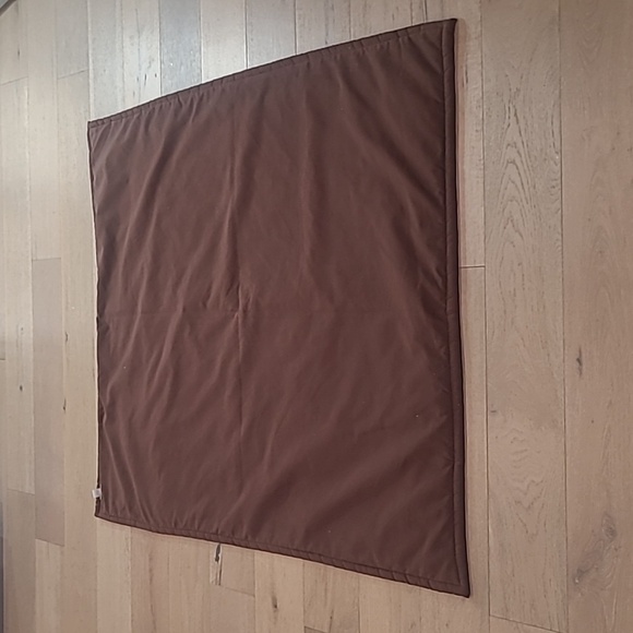 EUC Pottery Barn Throw Blanket Brown/Grey Faux Fur Heavy Weight Sofa Blanket - Picture 3 of 11